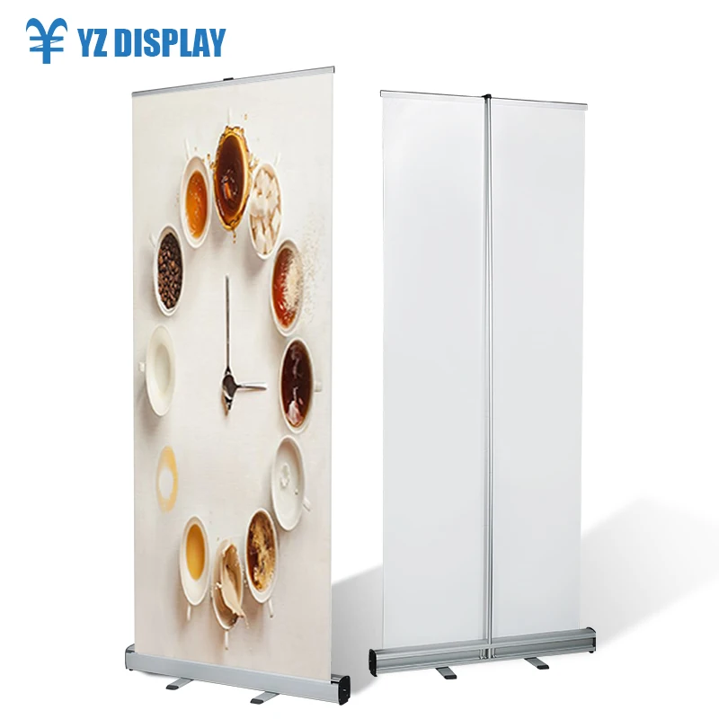 Banner Display Led Light Flex Manufacturer Roll Up Banner Stand With Small Base