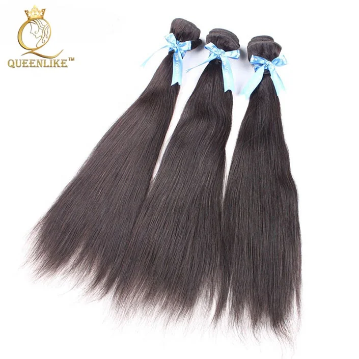 

10a virgin unprocessed raw vietnam double drawn hair extensions, Natural color or as your request