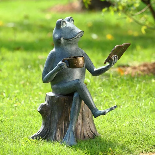 Extra Large Jungle Frog Statue