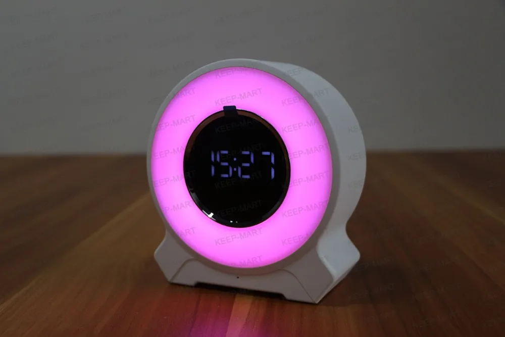 Sunrise Alarm Clock With Bluetooth Speaker Buy Rechargeable Sunrise