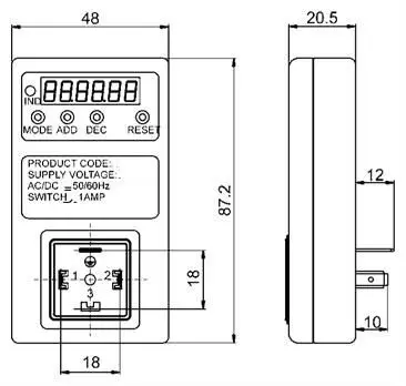 Solenoid Valve Electric Digital Timer 7v~240v Solenoid Valve Timer 