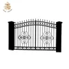 Modern metal iron security driveway gate and sliding gate designs for homes NTIRG-021Y