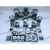 For KUBOTA D722 engine overhaul kit cylinder liner kit full gasket set