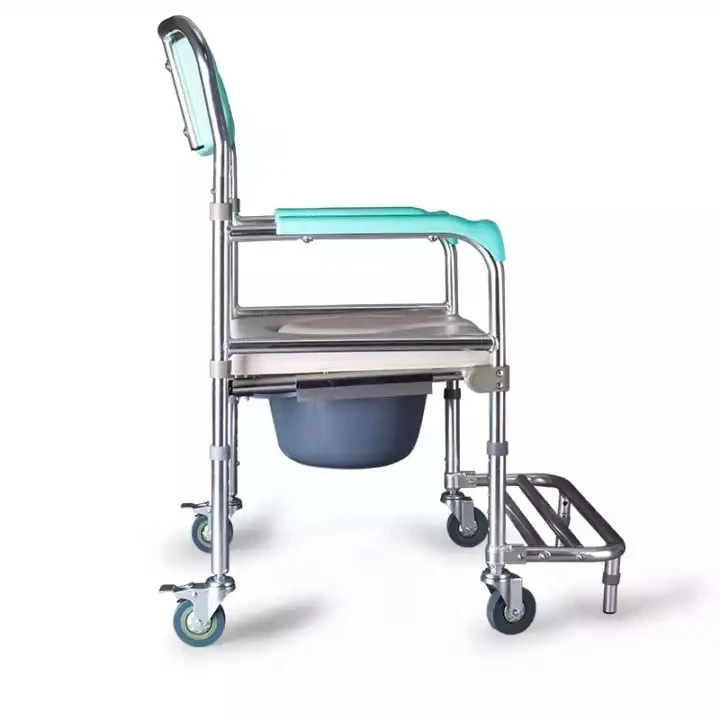 
Homecare Bedside USE Foldable Commde chair For disable with bedpan 