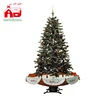 170cm high artifical Snowing Christmas Tree with Umbrella Base and Penguins