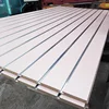 2015 new star design 11 grooves white mdf slatwall display