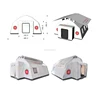 Folding portable inflatable red cross emergency medical tent