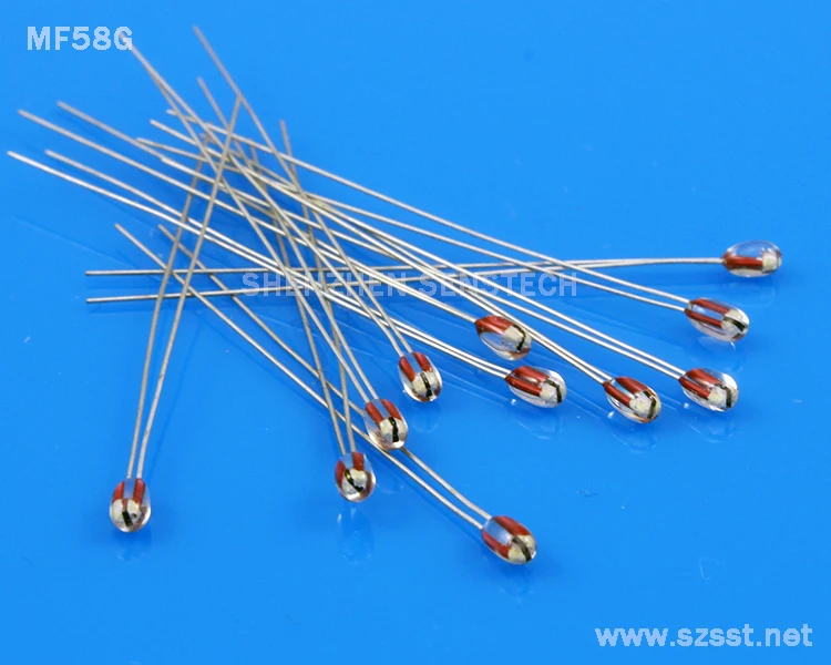 High Precision Glass Encapsualted Diode Mf58 Ntc Thermistor 10k 50k