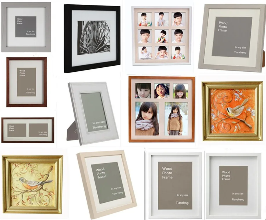 Wooden Ad Poster Frames A1 A2 A3 A4 / Custom Large Size Factory