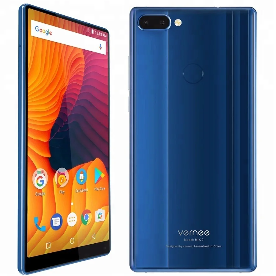 

Vernee Mix 2 6.0 18:9 Full Screen mobile phone MTK6757 Octa Core 4GB+64GB 4200mah 13MP 4G LTE Android 7.0 high end smartphone, Black;blue