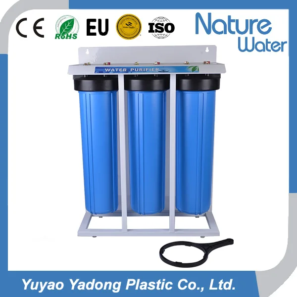 / Filtro de agua Big Blue Vivienda pulgada de salida//entrada con llave y soporte geekpure/