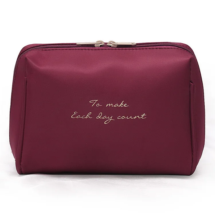 

Wholesale Fashion Custom Colorful White Travel Organizer Women Polyester Makeup Bag Cosmetic