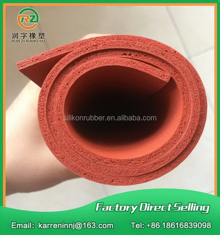 heat resistant rubber sponge transparent silicone rubber foam