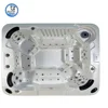New Style Rectangle Hot Sales Deluxe Massage Spa Bathtub Outdoor Hot Tub Shell For Sale