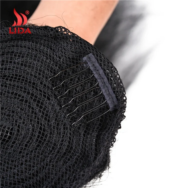 
Lida long kinky straight extensions Ponytail Synthetic 18-24