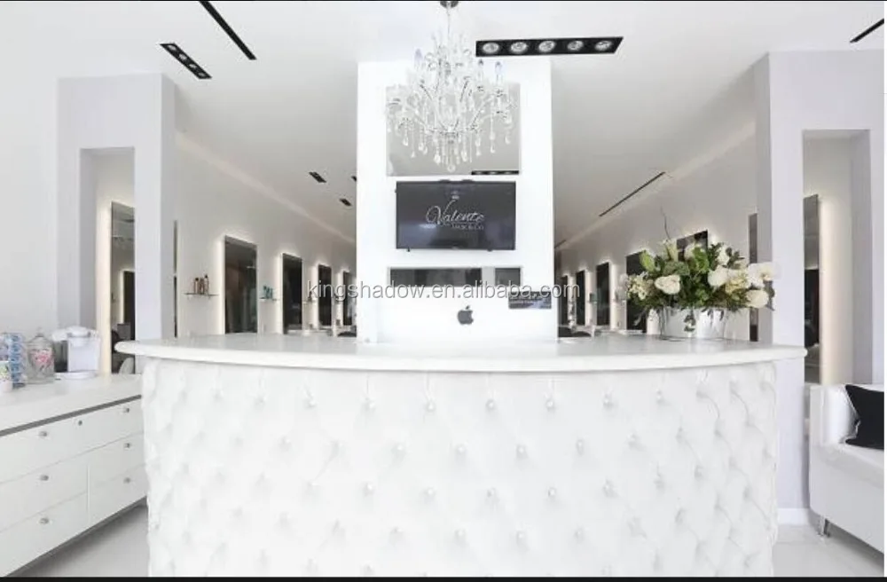 2017 elegante recepción salón de muebles de oficina de recepción en