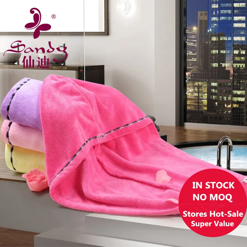 
Top 10 Towel manufacturers quick dry microfiber hair turban wraps towel for hair drying after bath hair towel 