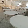 High quality acrylic solid surface table tops marble table top for restaurant