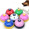 Free Shipping Pet Toy Training Called Dinner Small Bell Footprint Ring Dogs Toys For Teddy Puppy