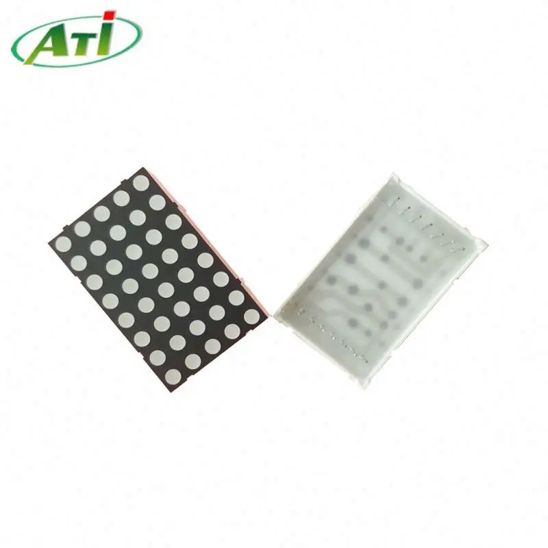 
RED square 7x11 dot matrix display ATIing led 11x7 elevator dot matrix display cc 