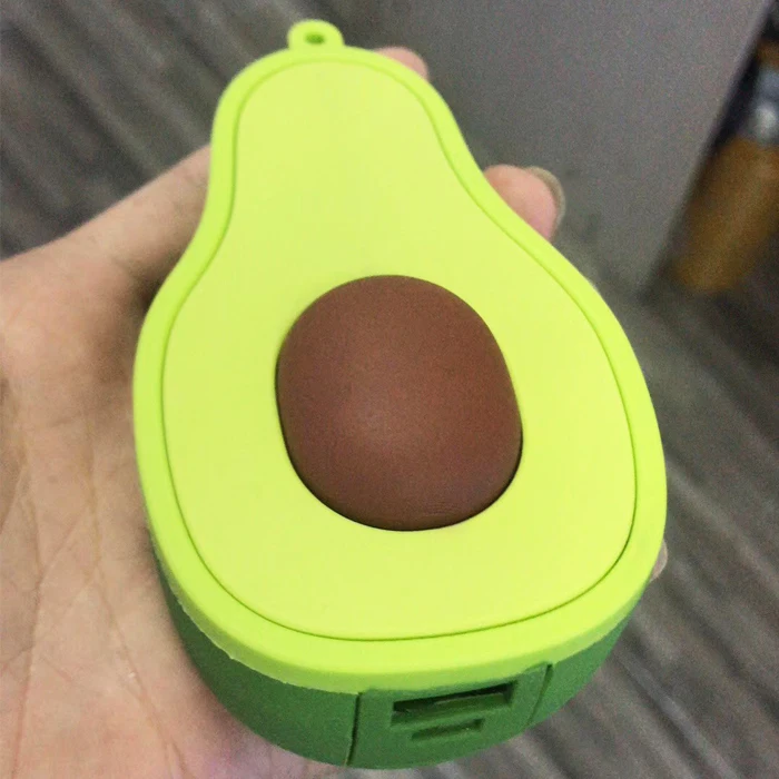 

Fashion OEM Fruit Shape Power Bank Mobile Charger Avocado Power Banks 2600mAh