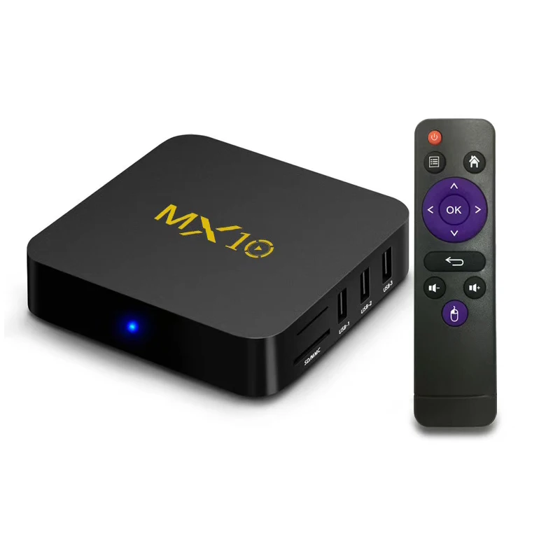 

HIGH QUALITY 4K Smart Tv Box 4gb Ram 32g Rom RK3328 Tv Box Android 9.0 MX10