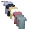 China Cheap Wholesale Tri Blend Activity OEM Design Slogan Men Custom Tee Shirt Under Below 1 dollar clothes