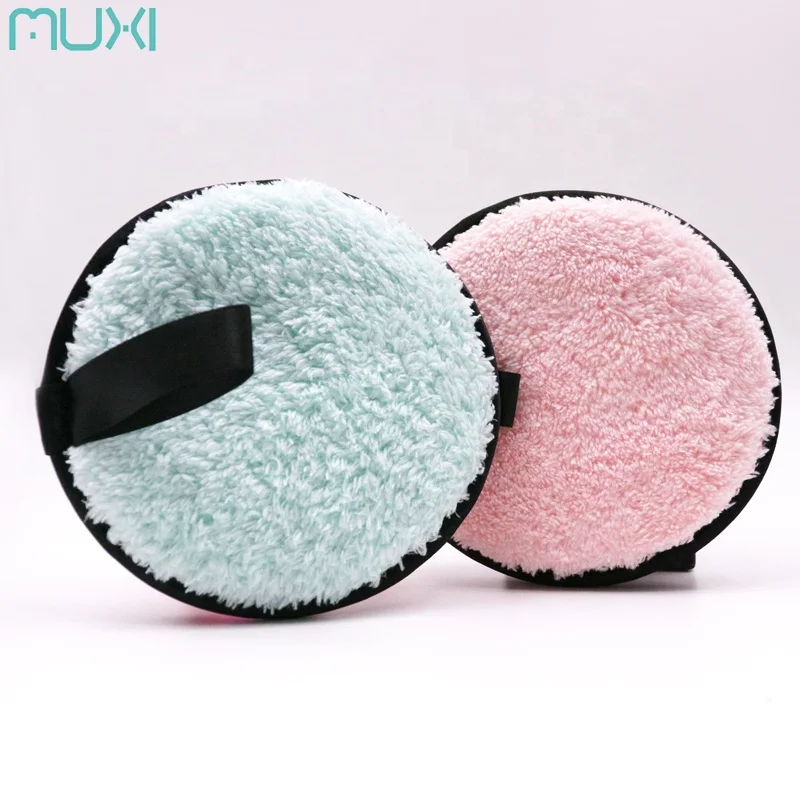 

New Reusable Microfiber Makeup Remover Pads Washing Facial Cleaning Cloth, Pink,blue,green or custom