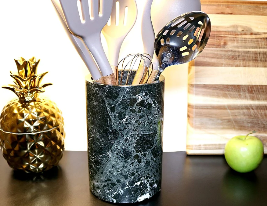 Natural Marble Stone Kitchen Accessories Utensil Holder Buy Utensil Holdermarble Stone 4740