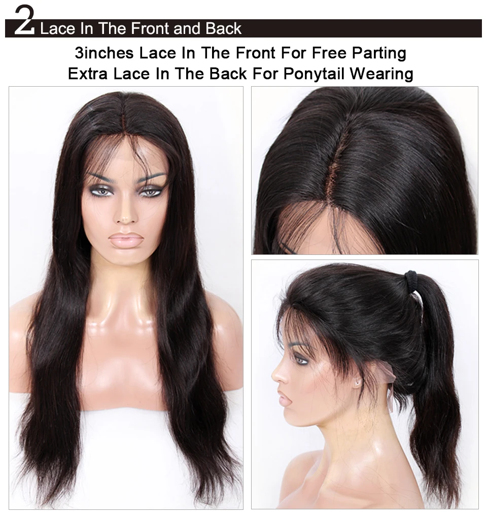 Best Quality Indian Remy Hair 130% Density Natural Color Straight Lace  Front Wigs For Black Women - Buy Black Women Lace Wigs,Factory Price Lace  Wig,Natural Hair Wig Product on 