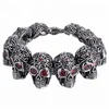 2018 men's stainless steel bangle bracelet stainless steel 316L skull bracelet aohua jewelry leads the fashion jewelry