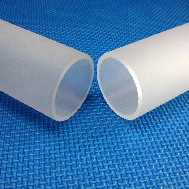 
HM heat resistant frosted customized glass quartz tube 