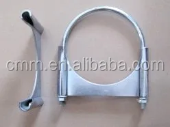 zinc plated muffler clamp