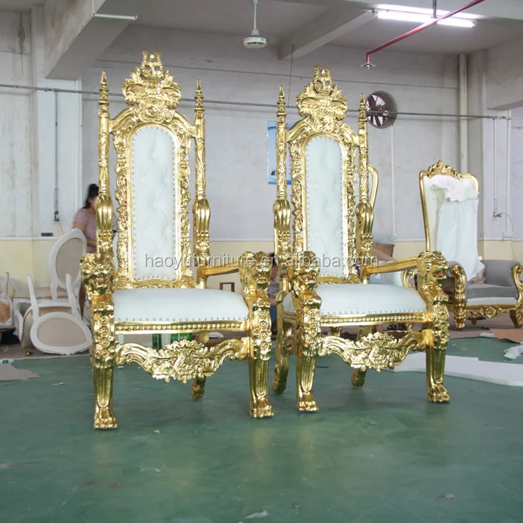 Lc96ライオンキング椅子木製彫刻王の椅子ウェディング王の椅子 Buy ライオンキング椅子 結婚式の王の椅子 木製彫刻王の椅子 Product On Alibaba Com