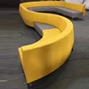 2019 colorful fabric Curved Combination sofa in different I shaped sofa