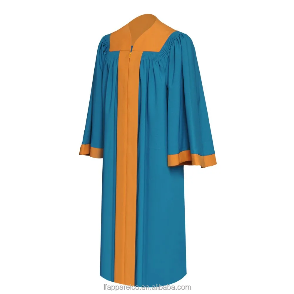 Custom Wholesale Flutted Blue Church Choir Robe Buy Customized Color