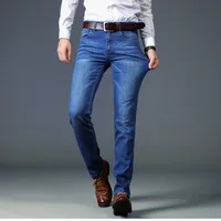 

New Mens Jeans Casual Slim Fit Straight Stretch Pantalones Jeans Men Hot Sell Male Trousers Denim Pants Y11050