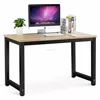 Wooden office workstation metal corner desks computer laptop writing tables