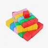Kids Square Wooden Bead Cubes Building Block Toy Games