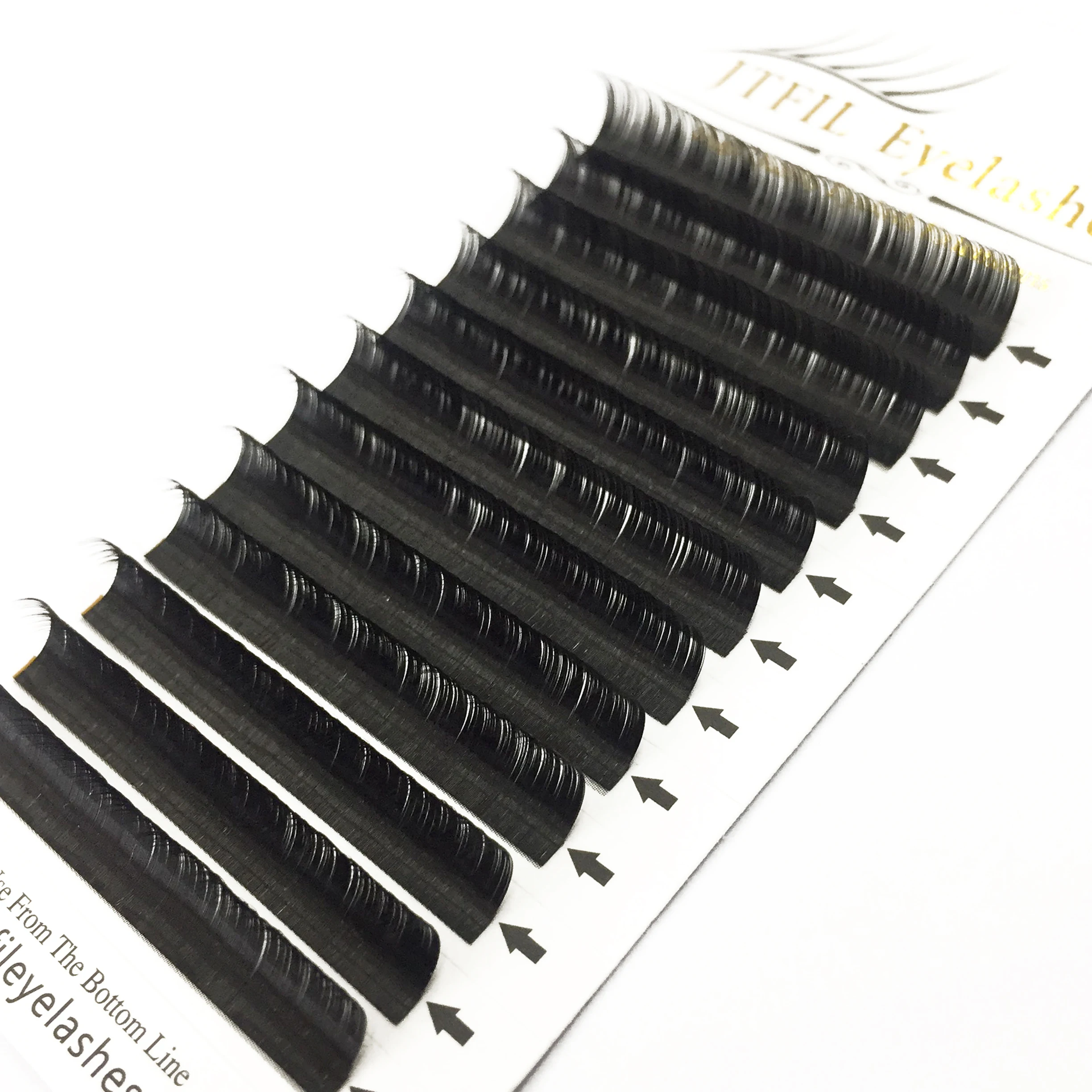 

100% human hair 0.05 volume lashes camellia mink individual eyelash extension