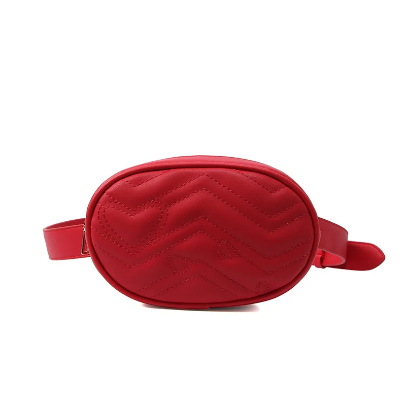 

2019 Fashion custom designer Lady Fanny Pack Oval Shape Women Waist Bag, Khaki/pink/black