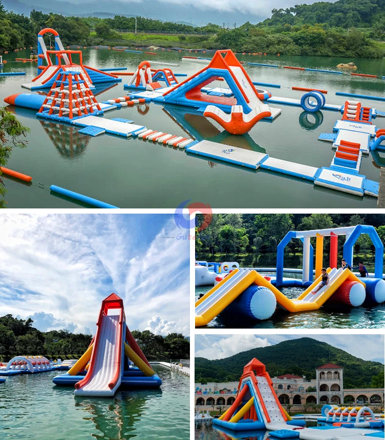 inflatable water obstacle course