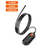 Semi rigid cable endoscope 1.0MP HD adjustable focus flexible 5.5mm digital endoscope