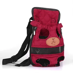 Image of Fashion Breathable Dog Travel Carrier Backpack Bag Pet Backpack