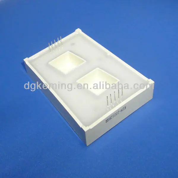 Common anode ultra 2.3 inch 1 digit 7 segment red led display 2.3''