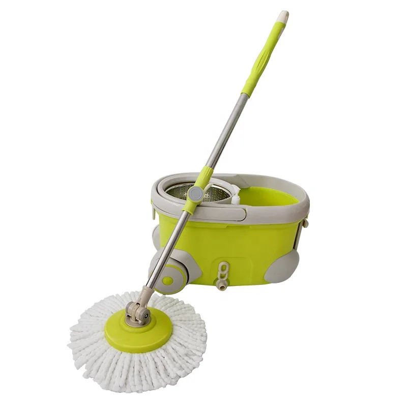 

New Design Floor Cleaning 360 Rotating Magic Mop, Cream,green