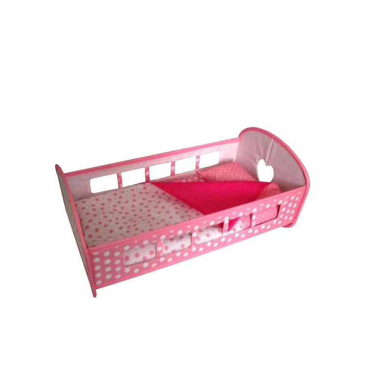 Plastic Pink Baby Toy Doll Bed Girl's Furniture Toy Plastic Toy Doll Bed Without Doll Buy Doll