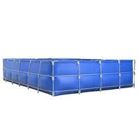 

Suntour Rectangular Fish Ponds Plastic Pond Tanks Tarpaulin Canvas Fish Pond