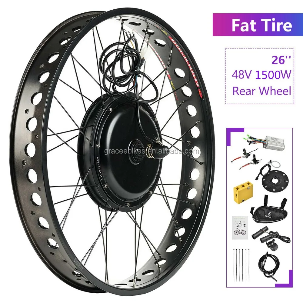 front tire electric bike kit