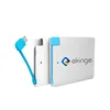 Promotional gift 2600mAh Mini powerbank Slim Card phone charger portable adapter power bank with full color printing